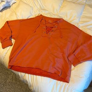 Aerie Cropped Lightweight Sweater (M)